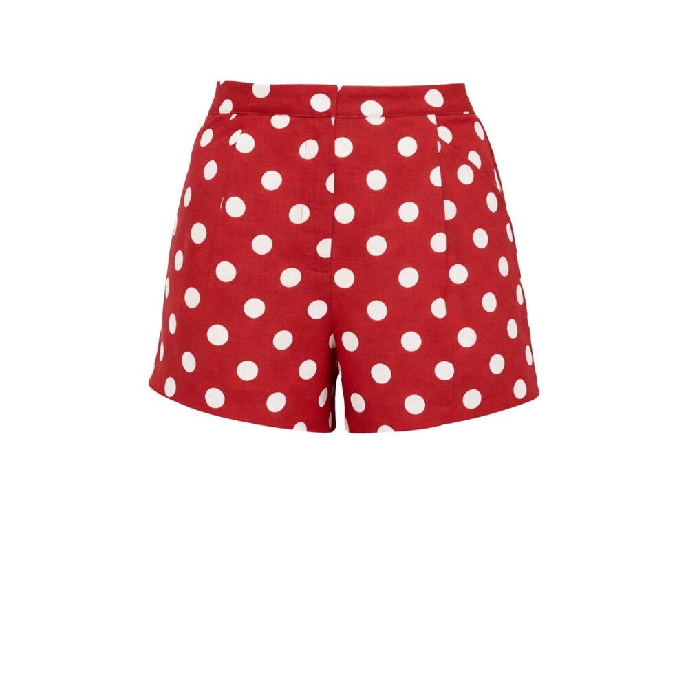 Posse Red and White Polka Dot Women’s Shorts - Picture 7 of 7